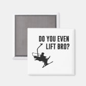 兄貴スキーのリフトも持ってる? マグネット (正面/裏面)