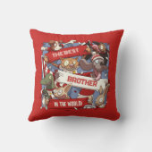 兄貴最高の漫画おもしろい動物スポーツファン クッション (裏面)