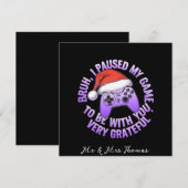 兄貴、今すぐゲームを一時停止して貴方と一緒にいるんだ  招待状 (正面/裏面)