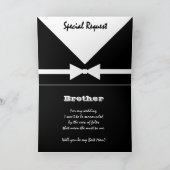 兄貴 - 特別な依頼 - 僕のベストマンになってくれ 招待状 (内部)