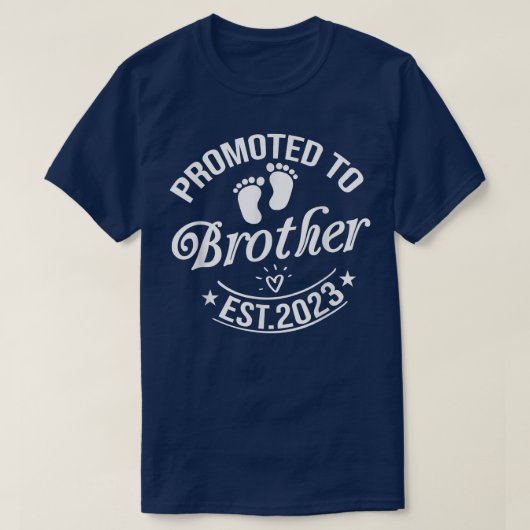 兄2023妊娠の発表Brに昇格 Tシャツ (デザイン正面)