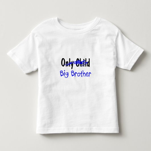 兄（もう一人っ子） トドラーTシャツ (正面)