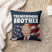 兄 ドナルド トランプが枕を投げる クッション (ブランケット)