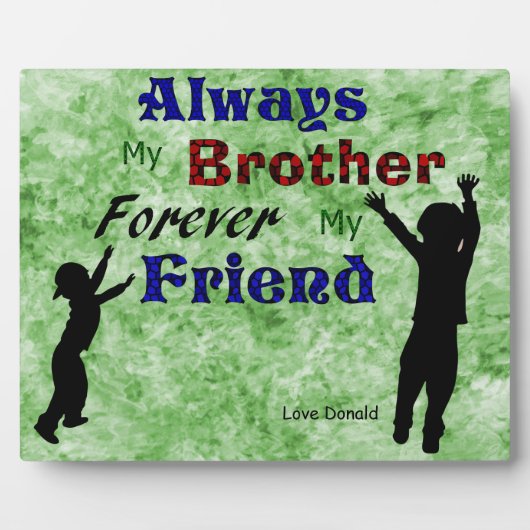 兄 フォトプラーク (正面)