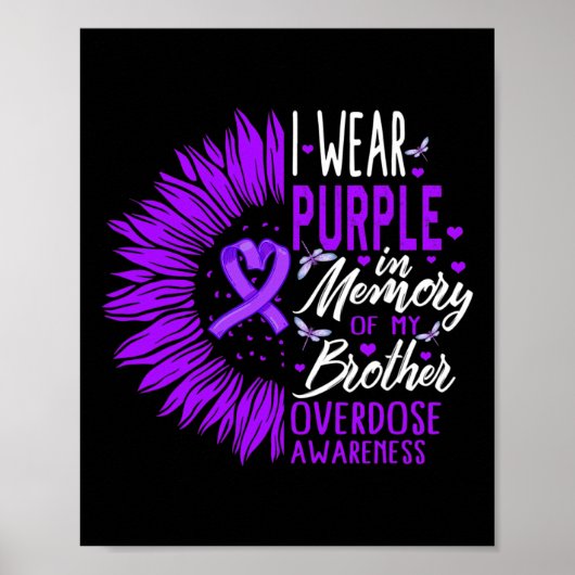 兄Puの記憶の薬物の過剰摂取認識度 ポスター (正面)