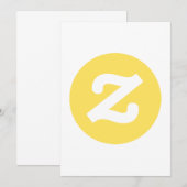 充填テンプレート試験 招待状 (正面/裏面)