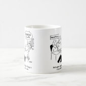 充填フィットネスクラブ型枠は申請者を消耗 コーヒーマグカップ (中央)