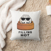 充填熱いおもしろい団子パン クッション (ブランケット)