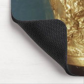 充満雄牛を描写するコップ マウスパッド (コーナー)