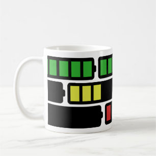 充満電池のマグ コーヒーマグカップ