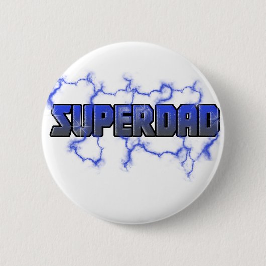 充電のSuperdad 缶バッジ (正面)