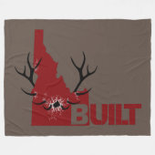 充電エルク フリースブランケット (正面(横))