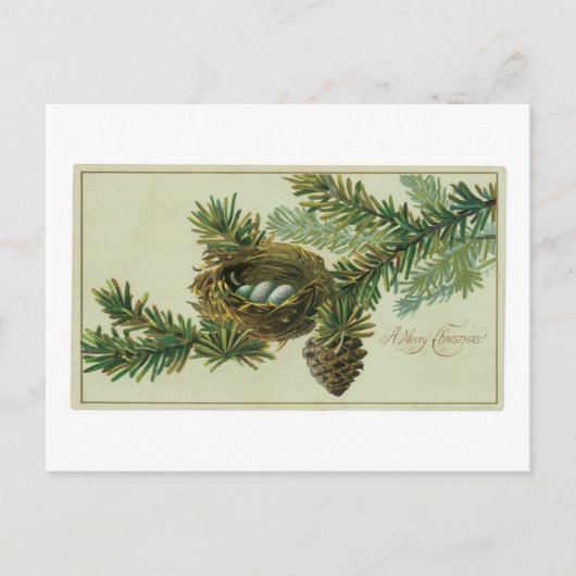 充電メリーヴィンテージグリーティングカード シーズンポストカード (正面)