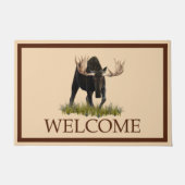 充電中のブルムース – ようこそ ドアマット (正面)