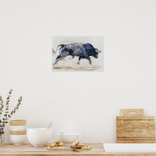 充電中のブル1998 ポスター (キッチン)