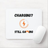 充電中？まだゲームしてる マウスパッド (マウス)