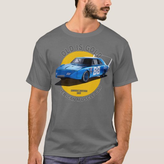 充電器デイトナAmerican Muscle 60s 70s Old is Gol Tシャツ (正面)