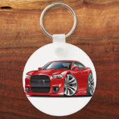 充電器SRT8レッドカー キーホルダー (正面)