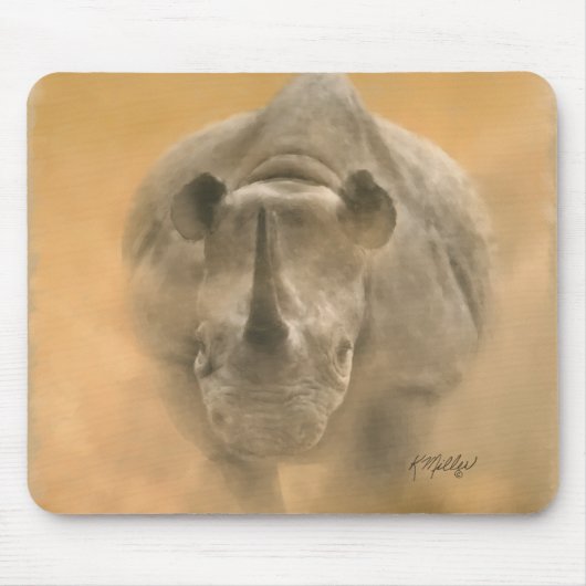 充電式Rhino – パステル マウスパッド (正面)