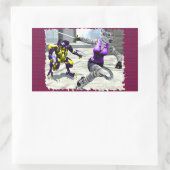 充電点長長方形ステッカー 長方形シール (バッグ)