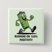 充電電池 缶バッジ (正面)