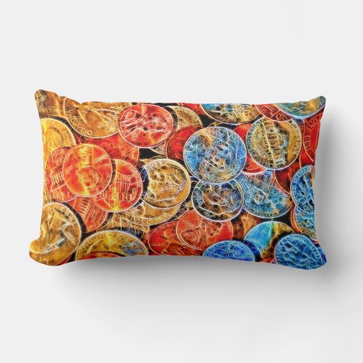 充電 ランバークッション (正面)