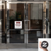 兆候ウィンドウが見えない ウィンドウサイン (オフィスドア)