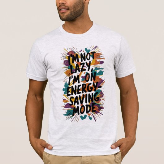 先おもしろいカラフル延引用文 Tシャツ (正面)