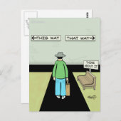 先おもしろい延漫画 ポストカード (正面/裏面)