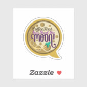 先にコーヒー…それから月を撃て! シール (シート)