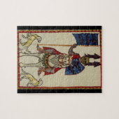 先に直面している中世騎士 ジグソーパズル (横)