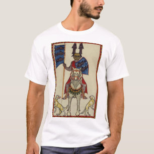 先に直面している中世騎士 Tシャツ