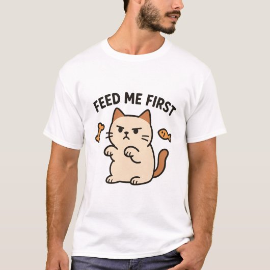 先に私に食べさせてTシャツ Tシャツ (正面)