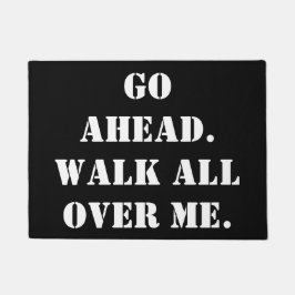 先に行って下さい。  私をくまなく歩行 ドアマット