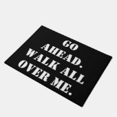 先に行って下さい。  私をくまなく歩行 ドアマット (アングル)