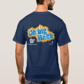 先に見ること。 与えること Tシャツ (裏面)