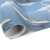 先に速度のボート競争 ラッピングペーパー (ロールコーナー)