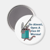 先に進み、ワームの磁石の缶を開く マグネット (正面/裏面)