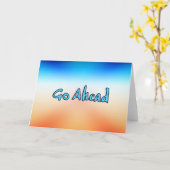 先に進む カード (黄色い花)