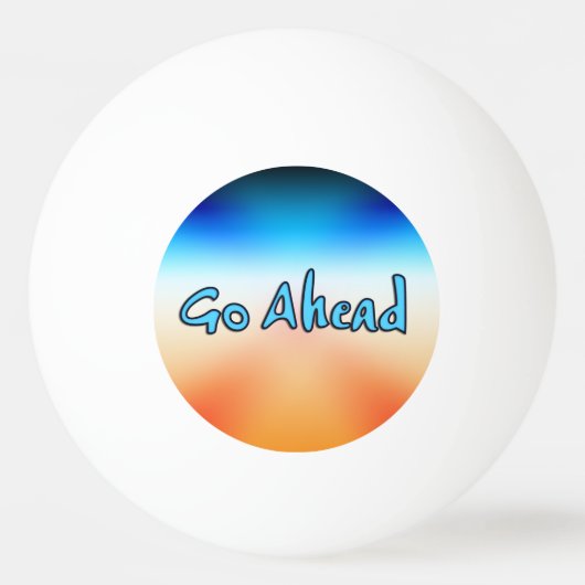 先に進む 卓球ボール (正面)