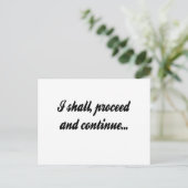 先に進んで続ける ポストカード (スタンド正面)