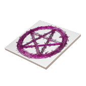 先の尖った五芒星 タイル (側面)