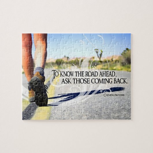 「先の道を知る」感動的引用文 ジグソーパズル (横)