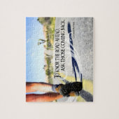 「先の道を知る」感動的引用文 ジグソーパズル (縦)