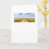 先の道 カード (黄色い花)