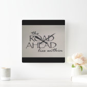 先の道 スクエア壁時計 (ホーム)