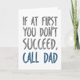 先もしず父の日コールパパを成功しない カード