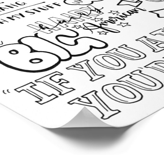 先もしに進め ポスター (角)