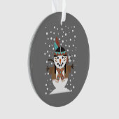 先住民おもしろいのアメリカのクリスマスツリーの装飾 オーナメント (正面)