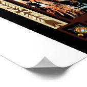 先住民おもしろいアメリカン・ギフト好き ポスター (角)